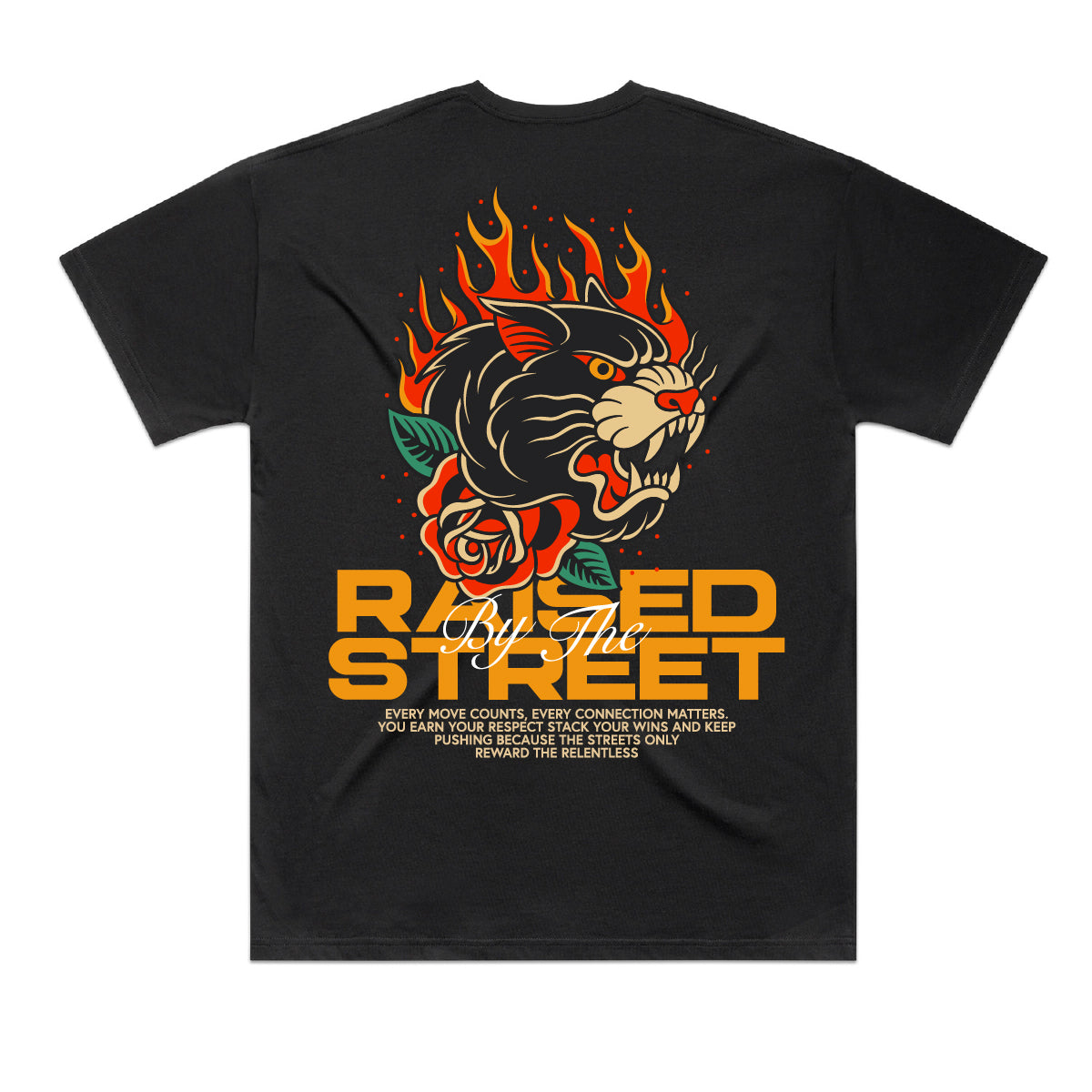 Heavy Faded Tee - Raised By The Street