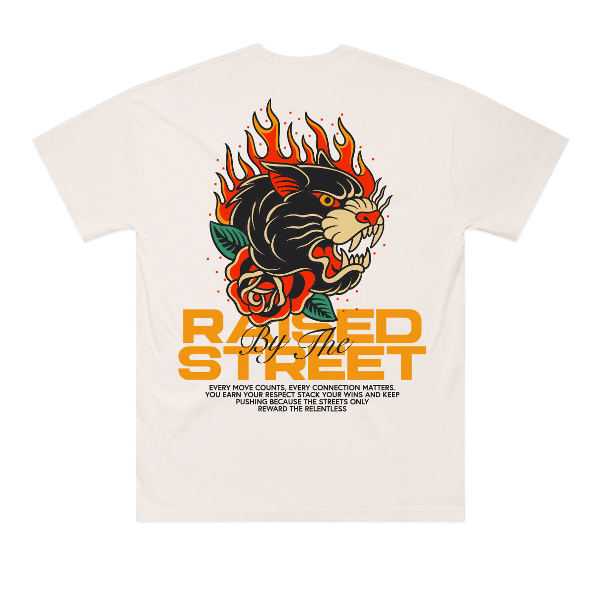 Heavy Faded Tee - Raised By The Street