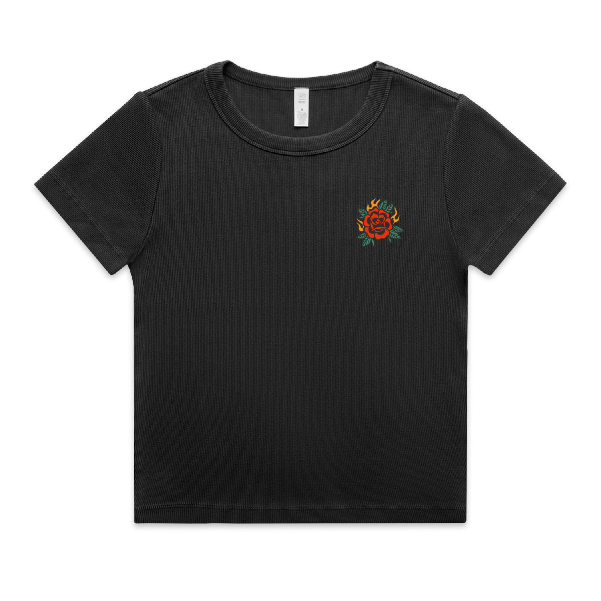 Faded Organic Rib Tee - Raised By The Street