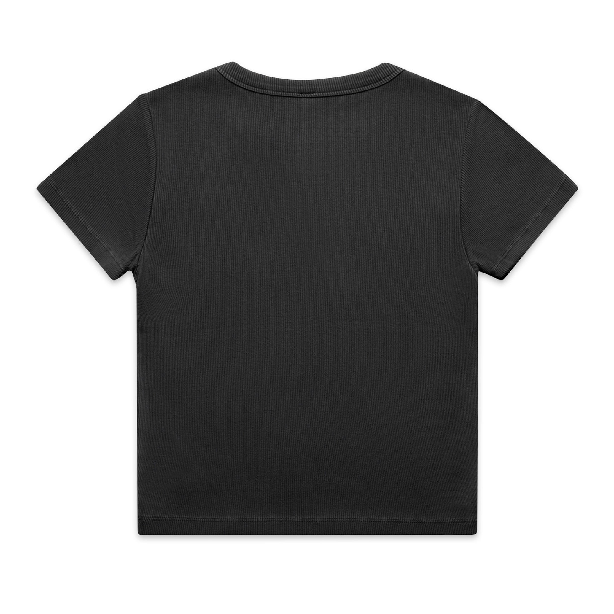 Faded Organic Rib Tee - Raised By The Street