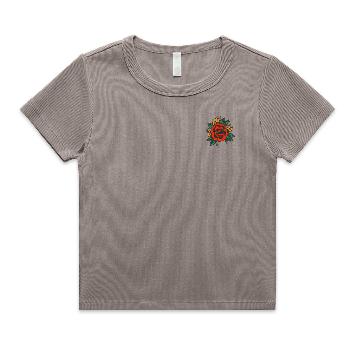 Faded Organic Rib Tee - Raised By The Street