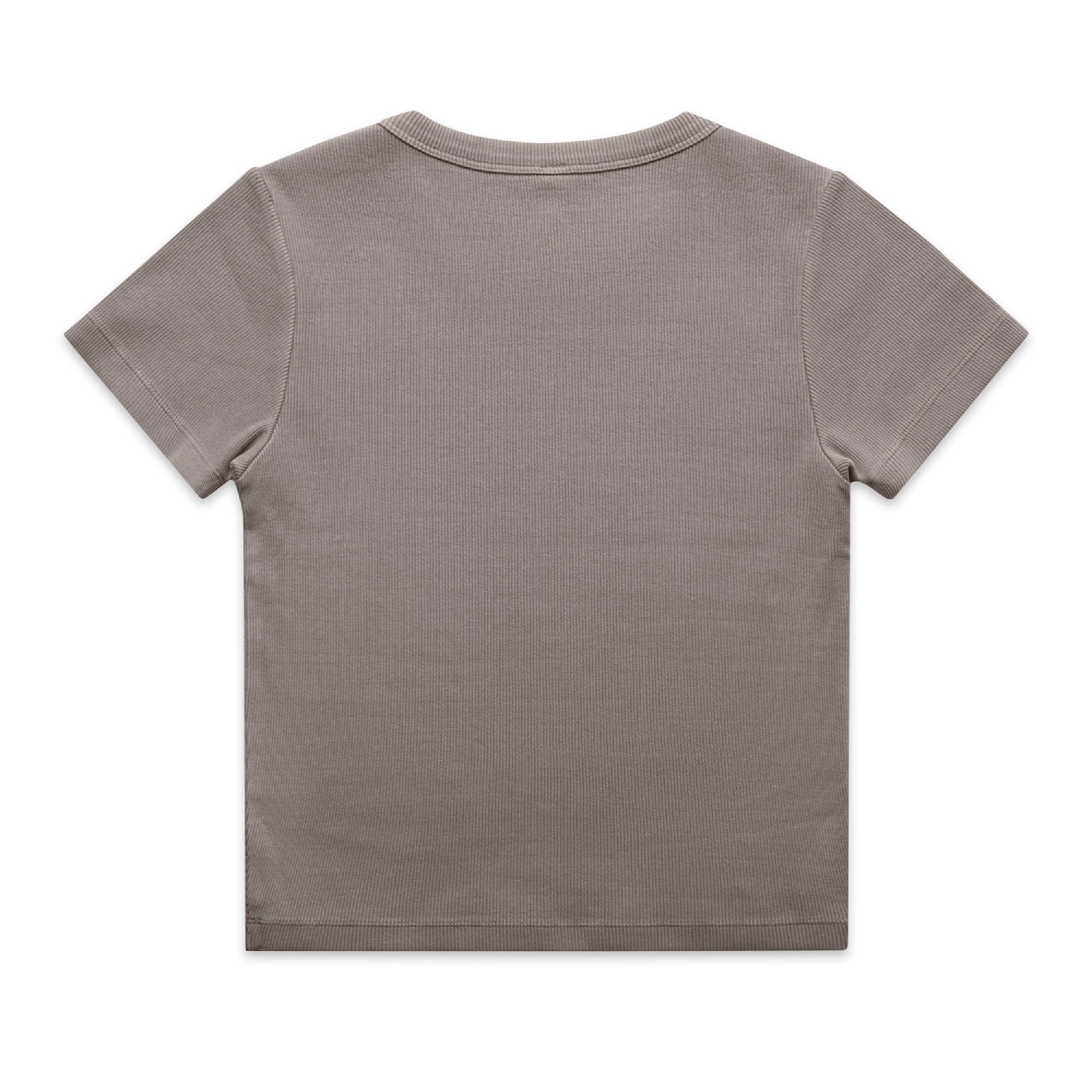 Faded Organic Rib Tee - Raised By The Street