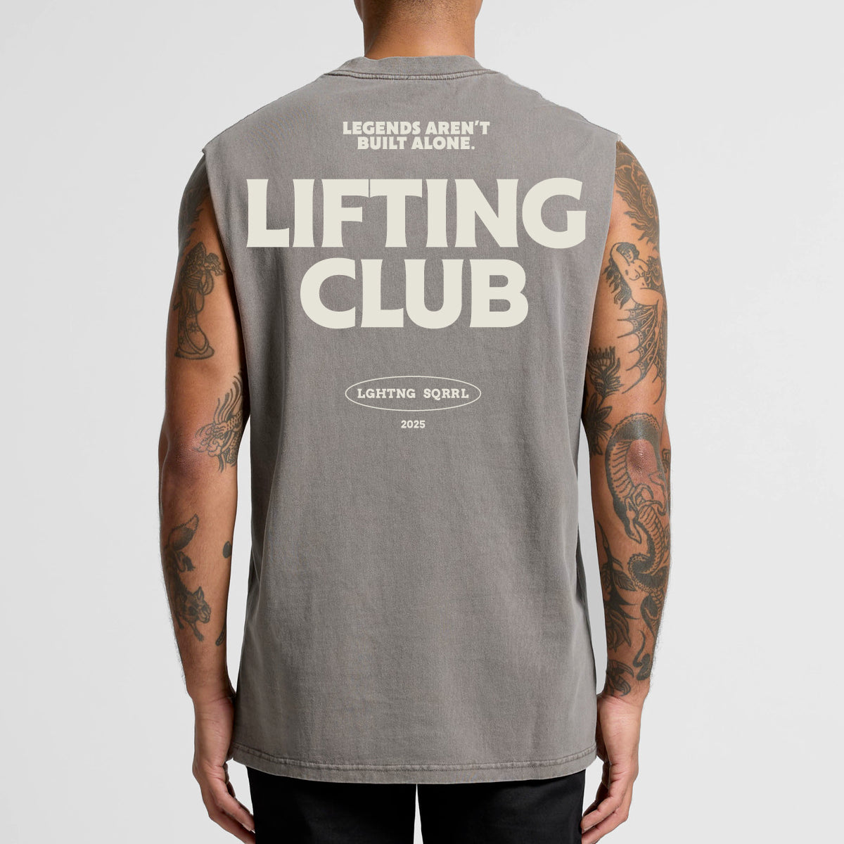 Heavy Faded Tank - Lifting Club